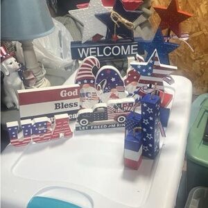 Patriotic USA Home Party Decoration Set